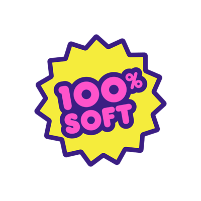 100 percent soft logo